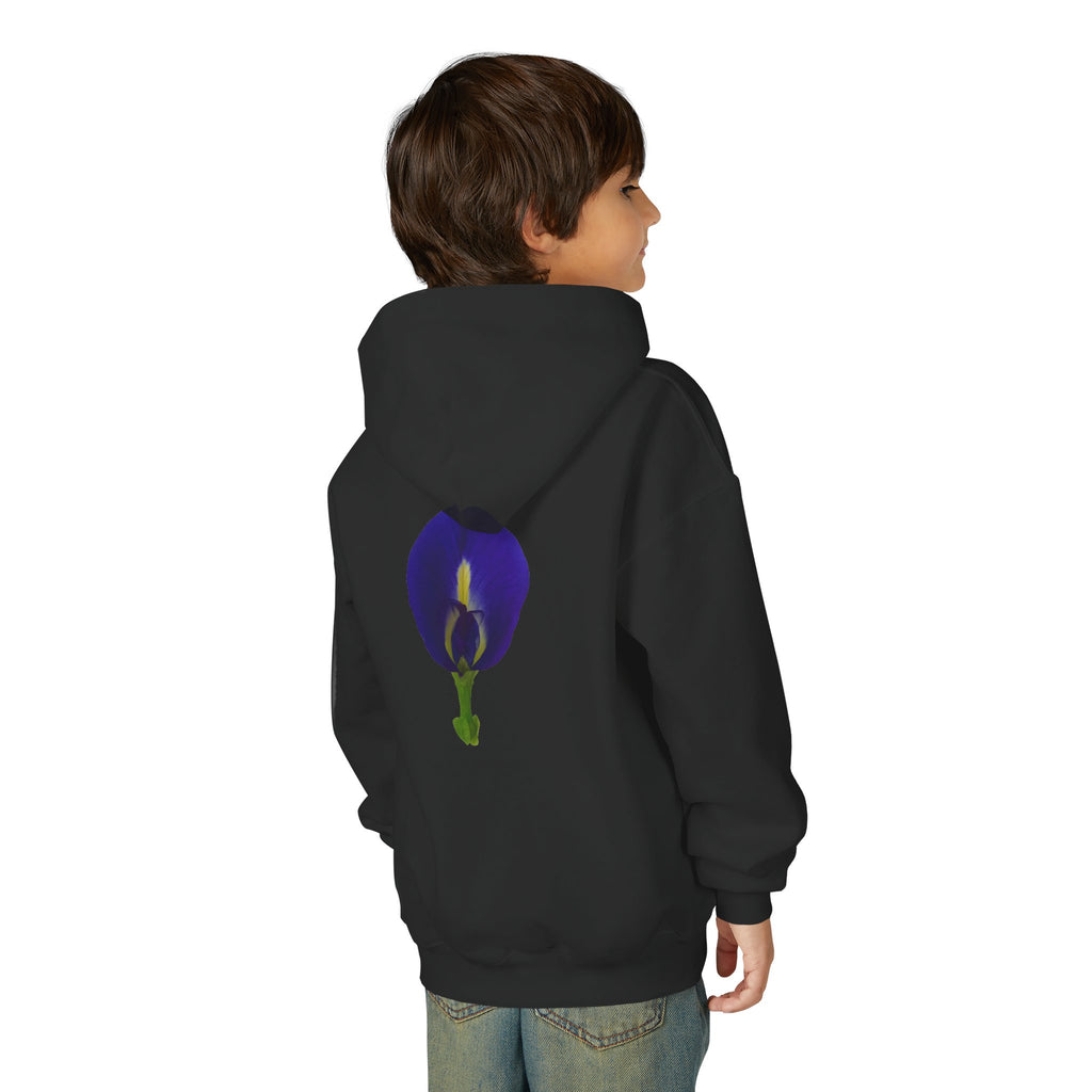 Butterfly Pea Flower Youth Hoodie – Original Botanical Photography