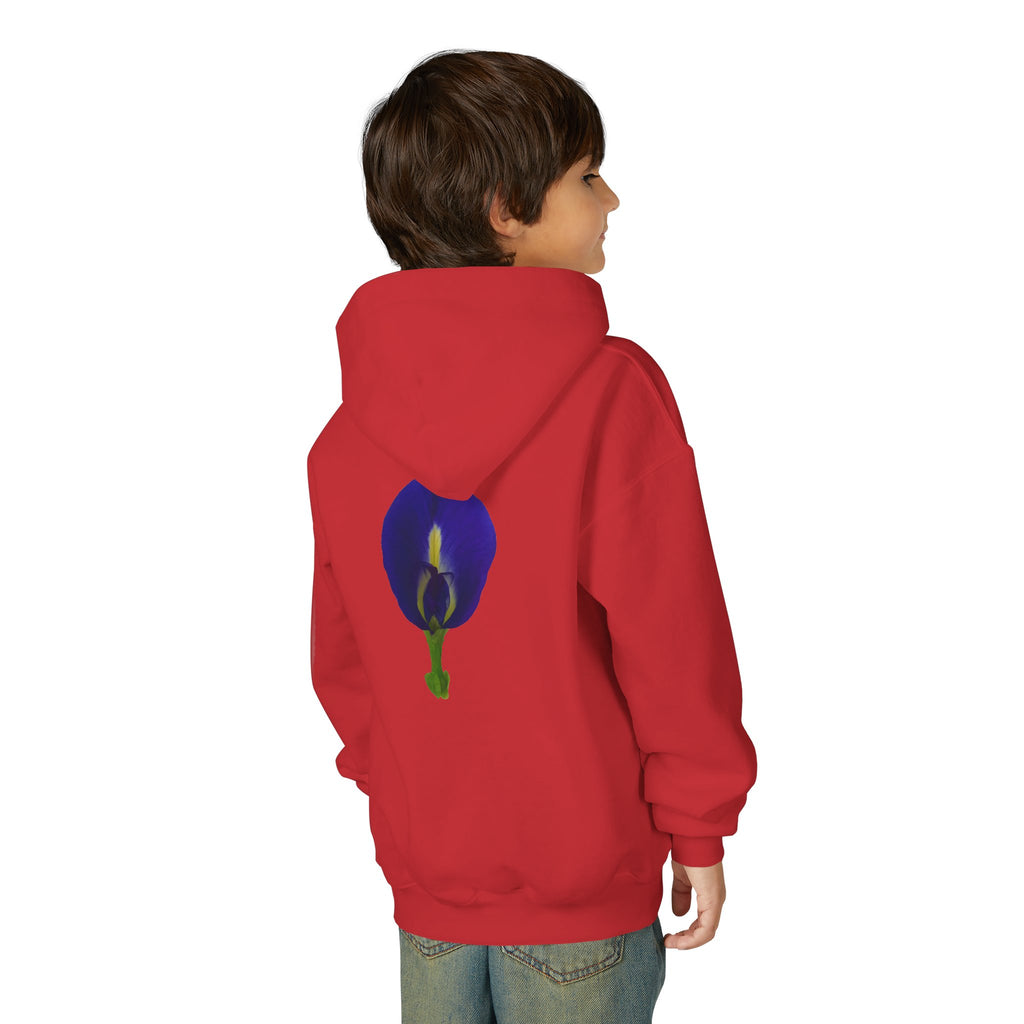 Butterfly Pea Flower Youth Hoodie – Original Botanical Photography