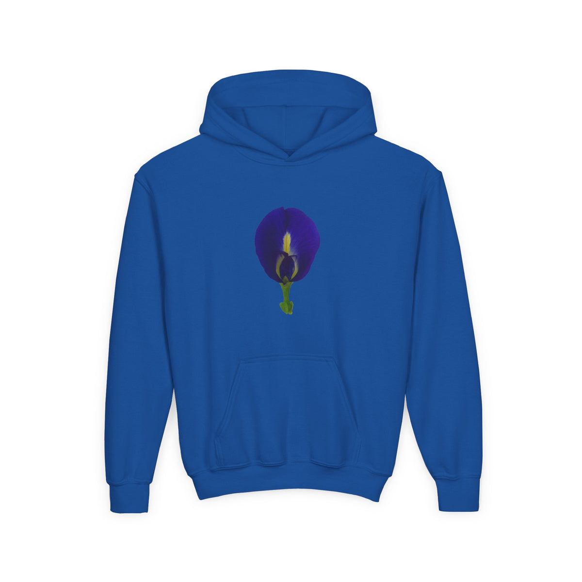 Butterfly Pea Flower Youth Hoodie – Original Botanical Photography