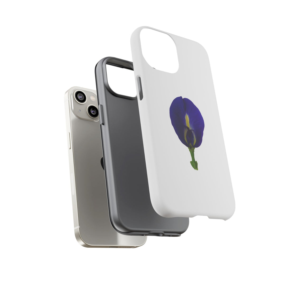 Original Butterfly Pea Flower Photography Phone Case