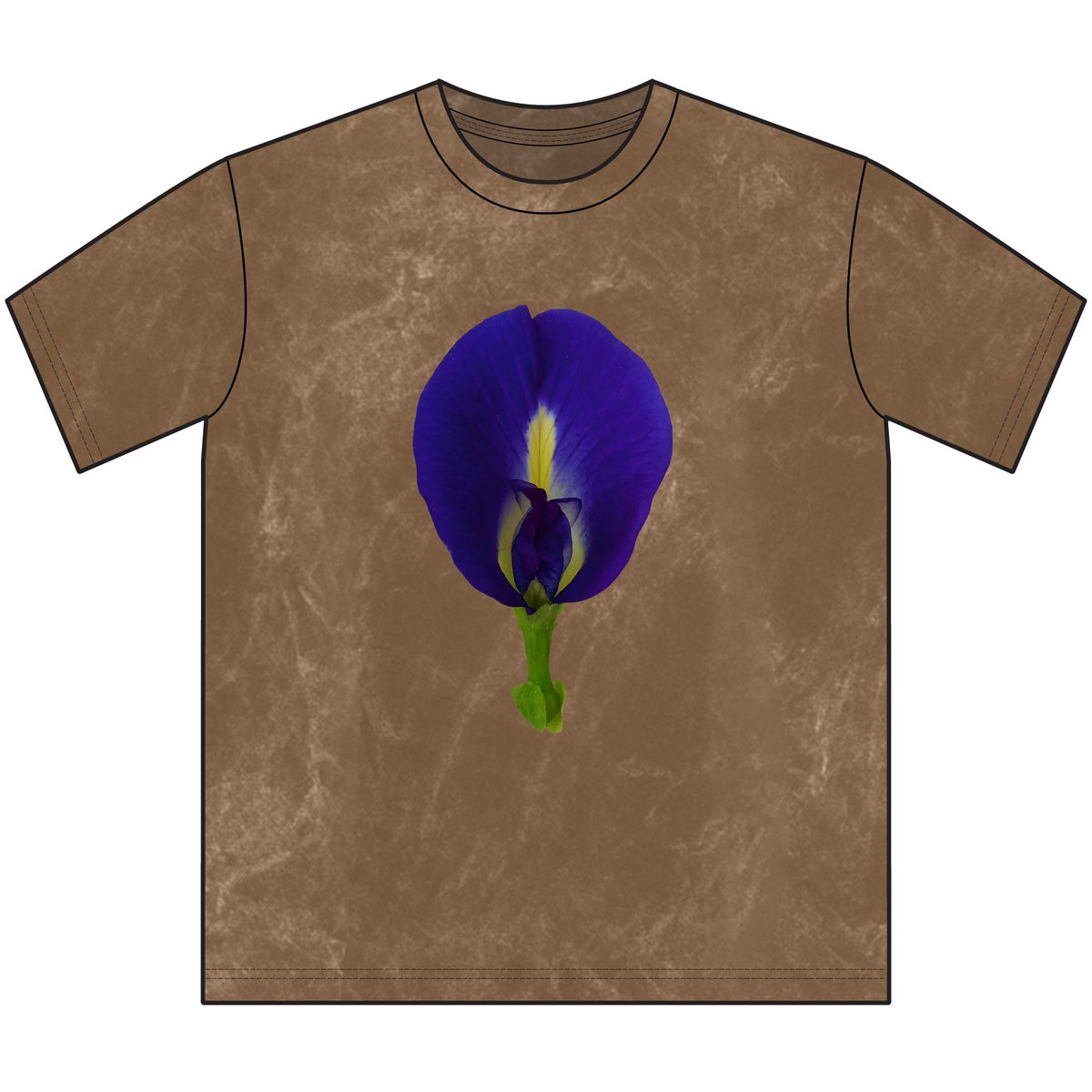 Original Butterfly Pea Flower Vintage Tee