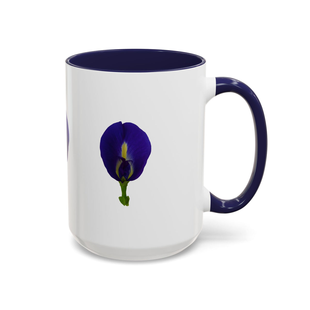 Original Butterfly Pea Flower Ceramic Tea and Coffee Mug (11/15 oz)