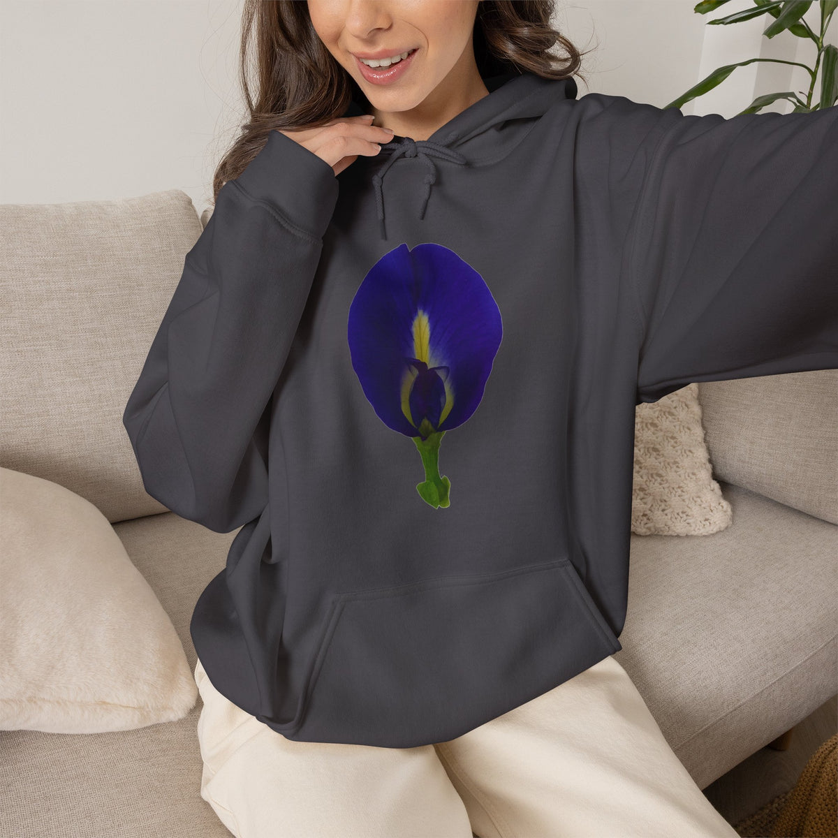 Butterfly Pea Flower Unisex Heavy Blend™ Hoodie