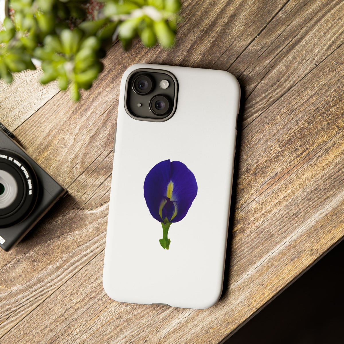 Original Butterfly Pea Flower Photography Phone Case