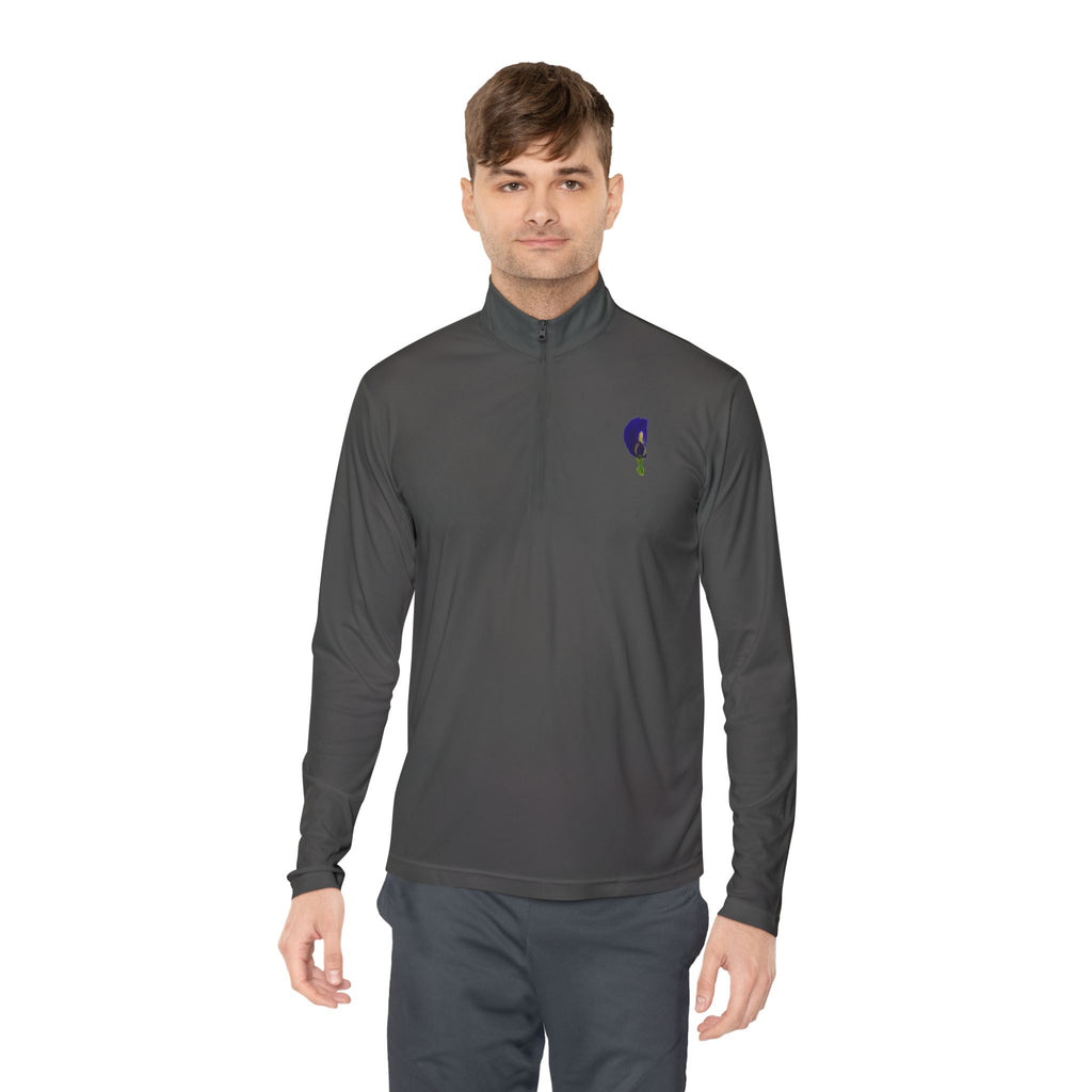 Original Butterfly Pea Flower Quarter-Zip Pullover