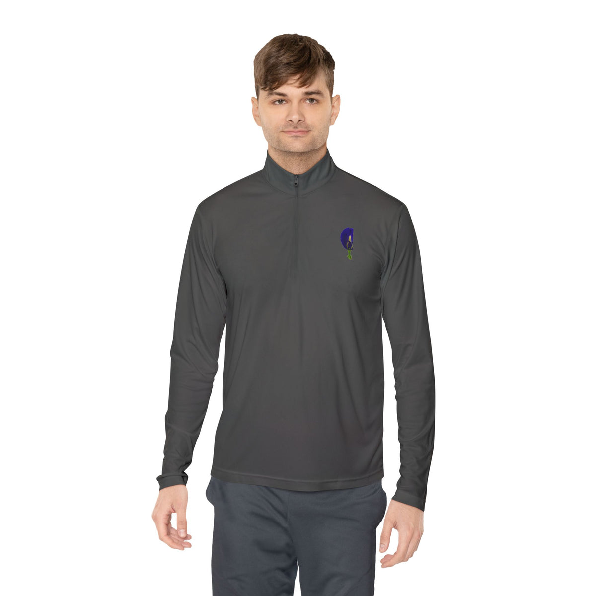 Original Butterfly Pea Flower Quarter-Zip Pullover
