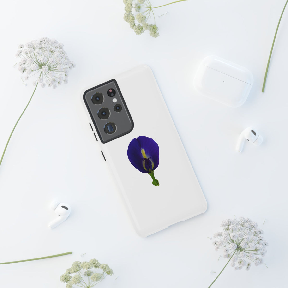 Original Butterfly Pea Flower Photography Phone Case