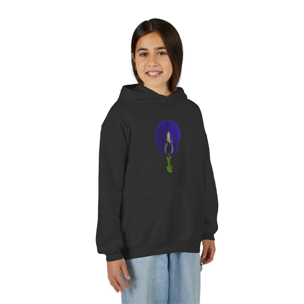 Butterfly Pea Flower Youth Hoodie – Original Botanical Photography
