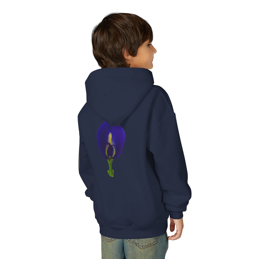 Butterfly Pea Flower Youth Hoodie – Original Botanical Photography