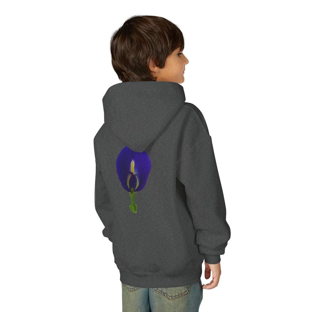 Butterfly Pea Flower Youth Hoodie – Original Botanical Photography
