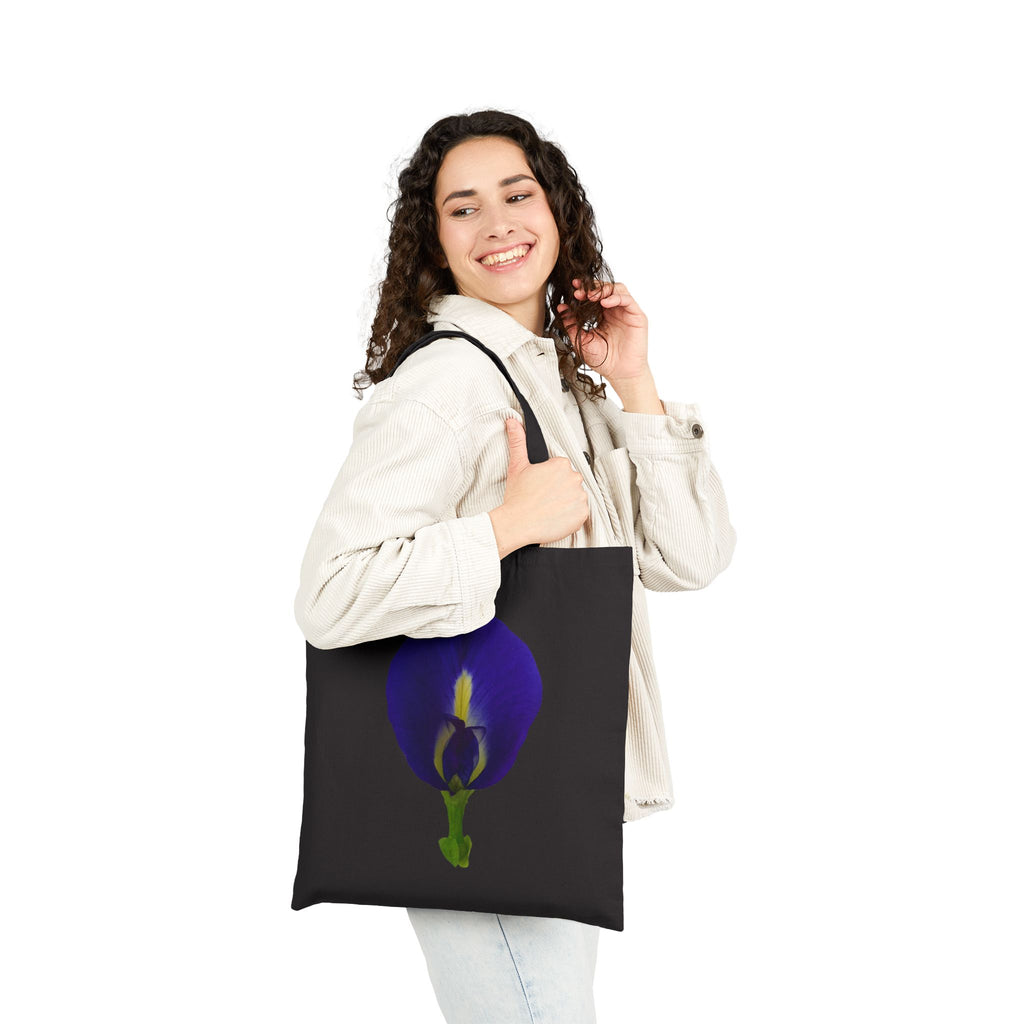 Original Butterfly Pea Flower Cotton Canvas Tote Bag