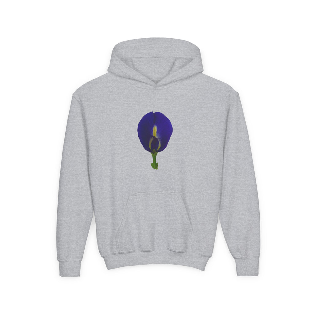 Butterfly Pea Flower Youth Hoodie – Original Botanical Photography