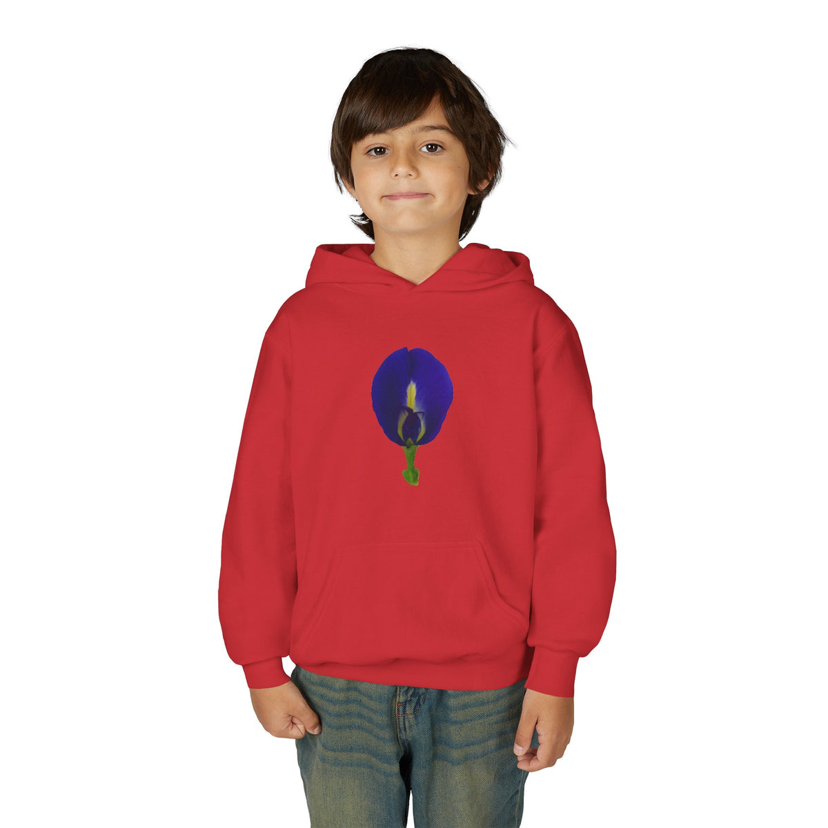 Butterfly Pea Flower Youth Hoodie – Original Botanical Photography