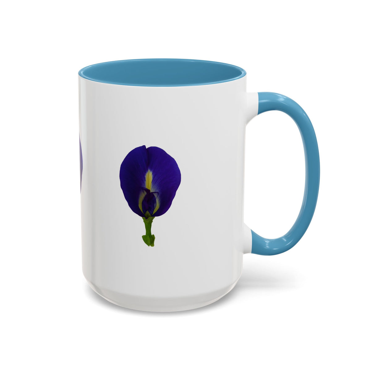 Original Butterfly Pea Flower Ceramic Tea and Coffee Mug (11/15 oz)