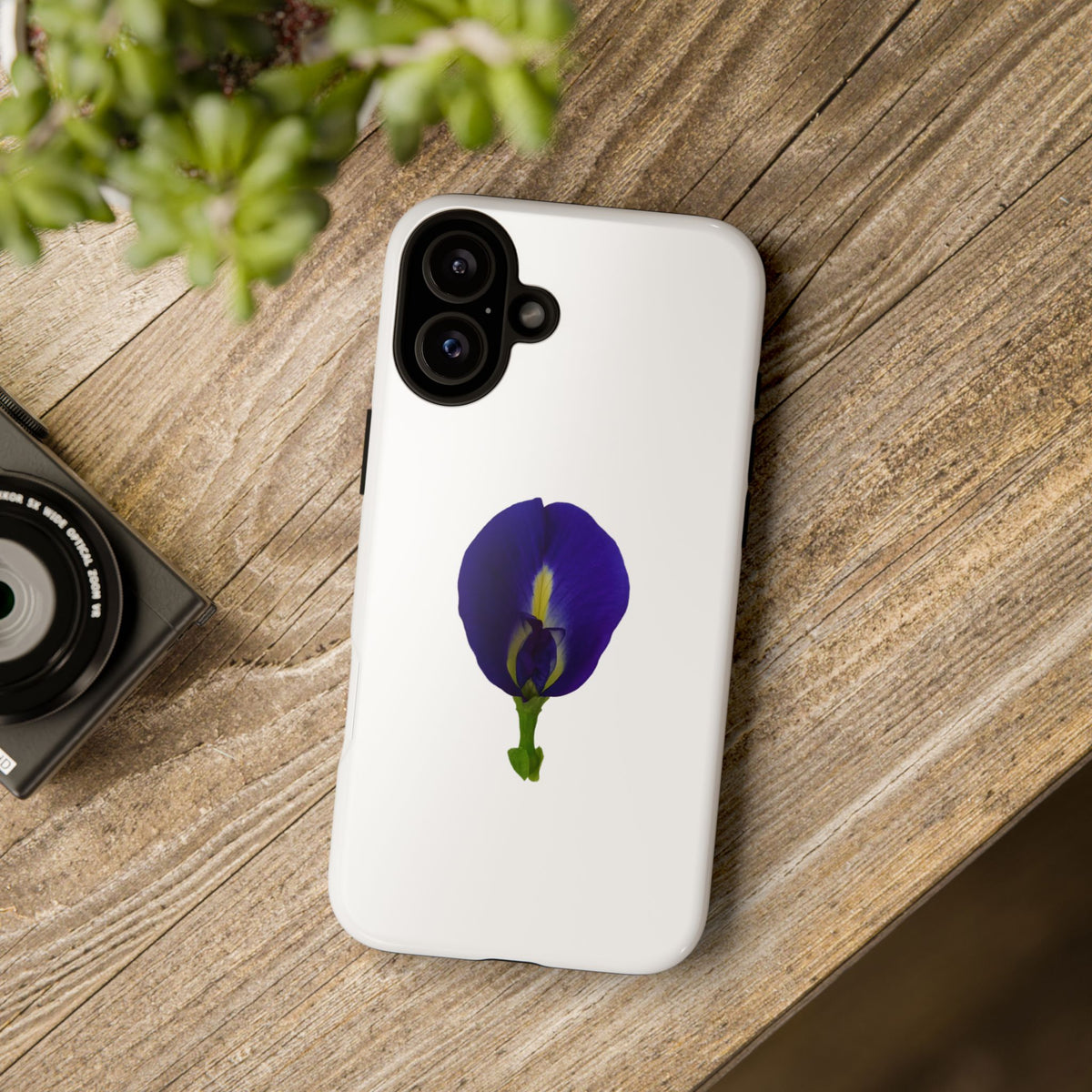 Original Butterfly Pea Flower Photography Phone Case