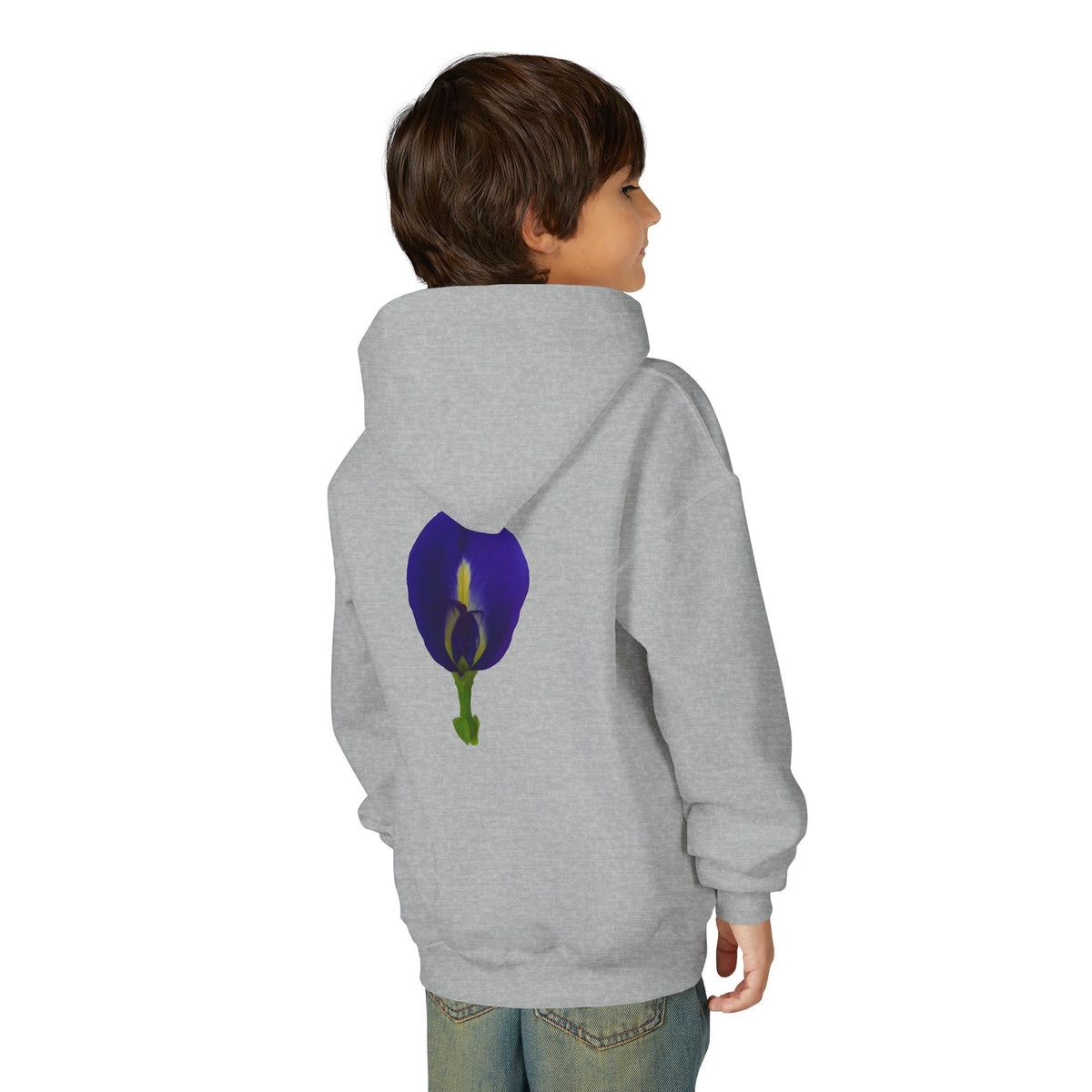 Butterfly Pea Flower Youth Hoodie – Original Botanical Photography
