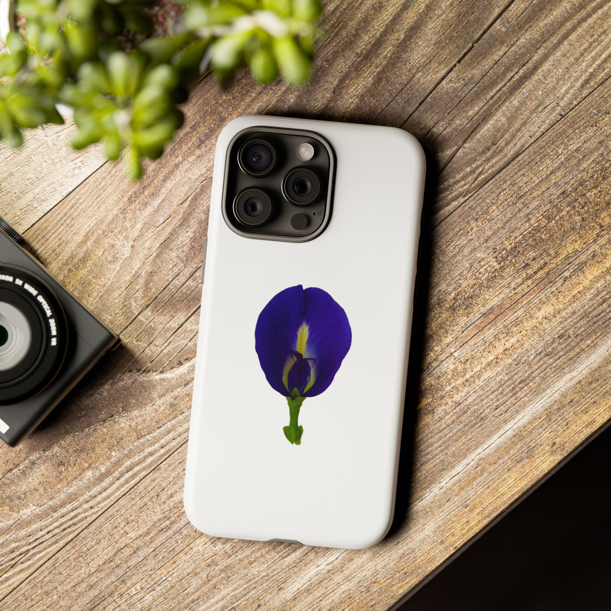 Original Butterfly Pea Flower Photography Phone Case