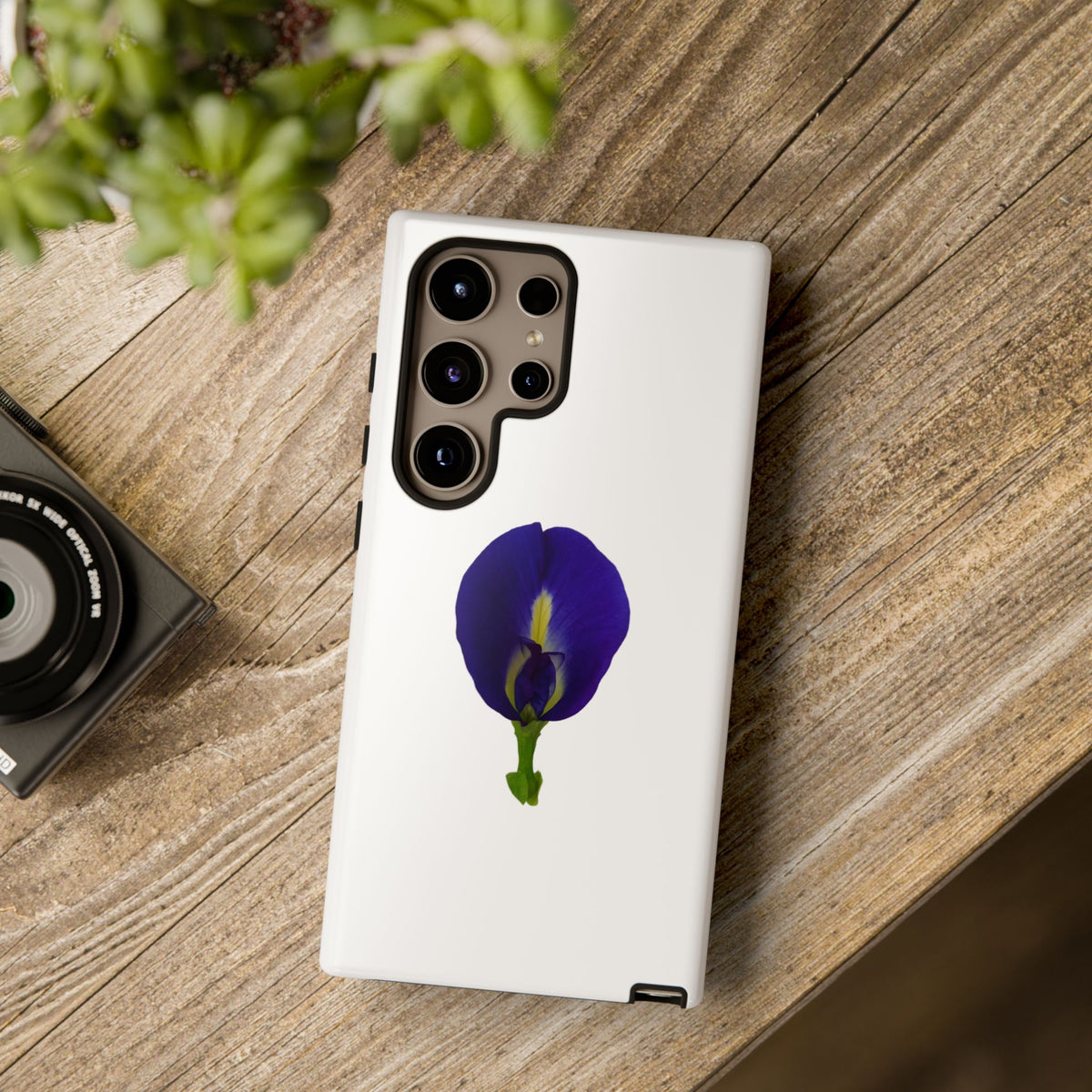 Original Butterfly Pea Flower Photography Phone Case