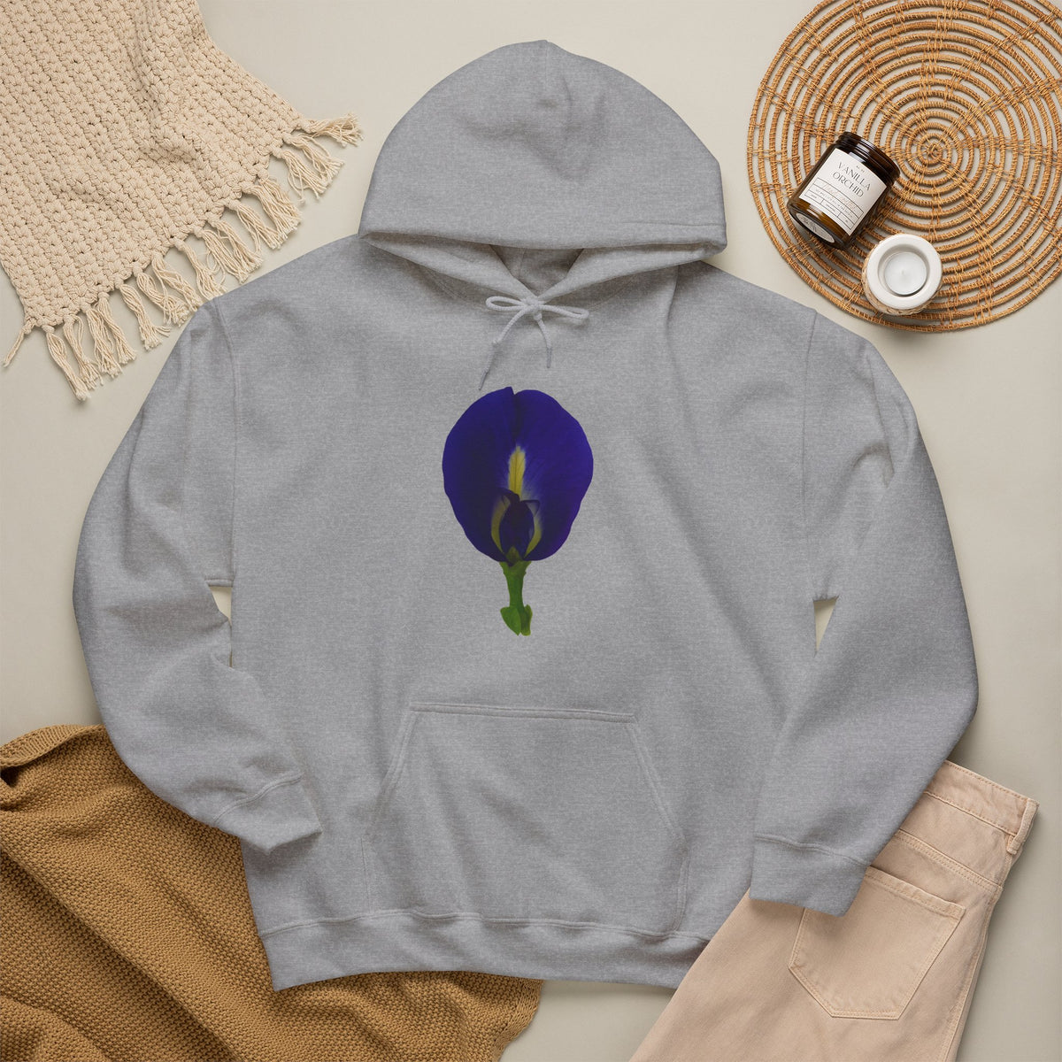 Butterfly Pea Flower Unisex Heavy Blend™ Hoodie