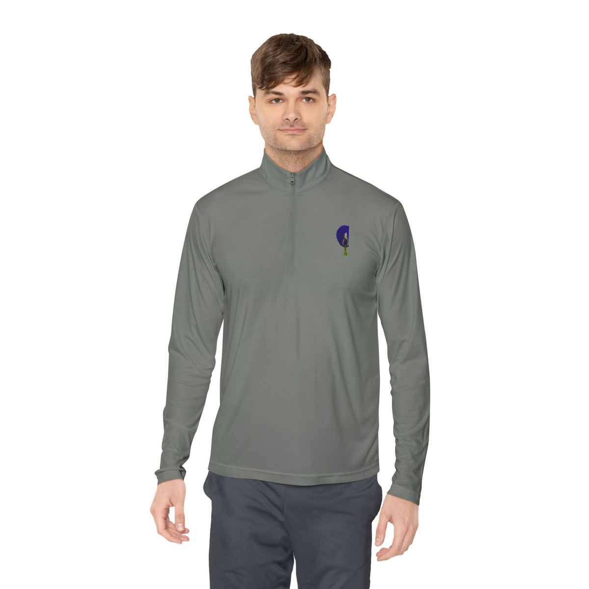 Original Butterfly Pea Flower Quarter-Zip Pullover