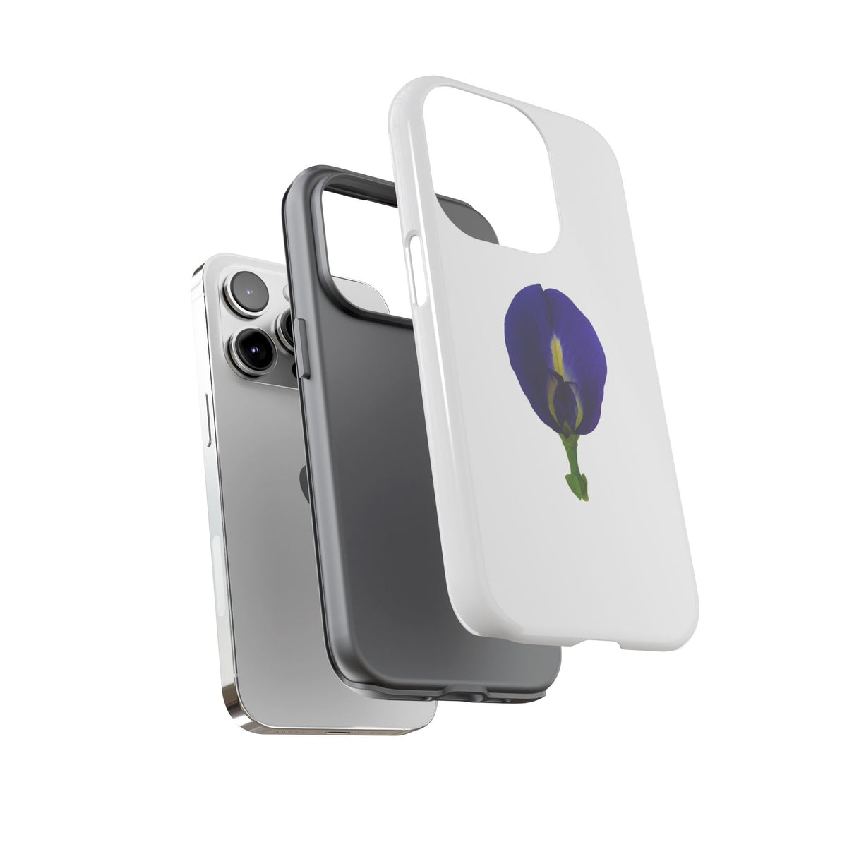 Original Butterfly Pea Flower Photography Phone Case
