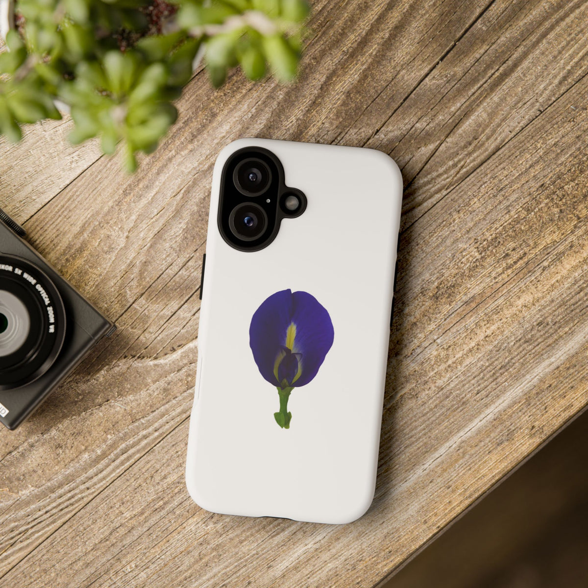 Original Butterfly Pea Flower Photography Phone Case