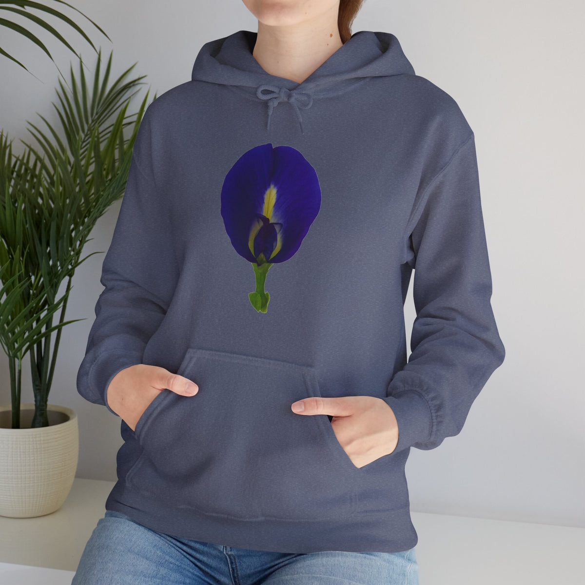 Butterfly Pea Flower Unisex Heavy Blend™ Hoodie