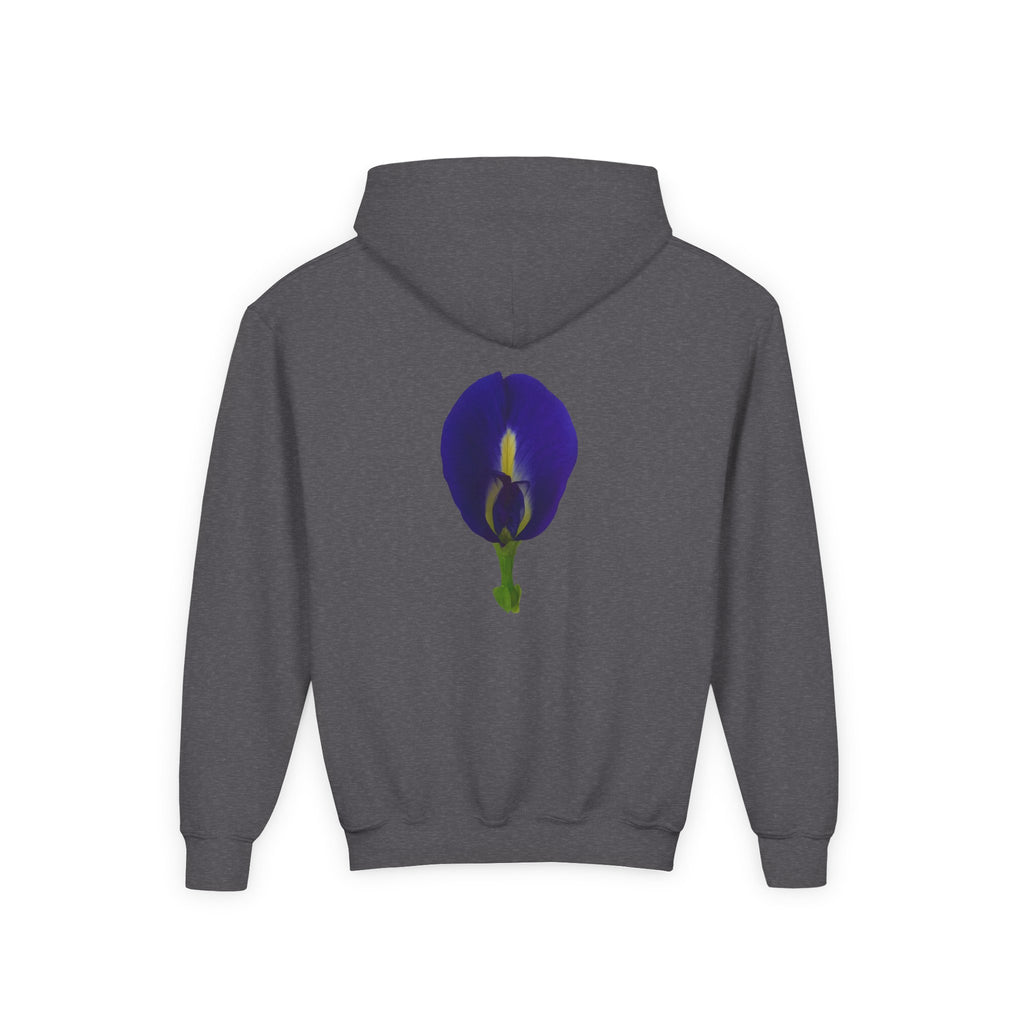 Butterfly Pea Flower Youth Hoodie – Original Botanical Photography