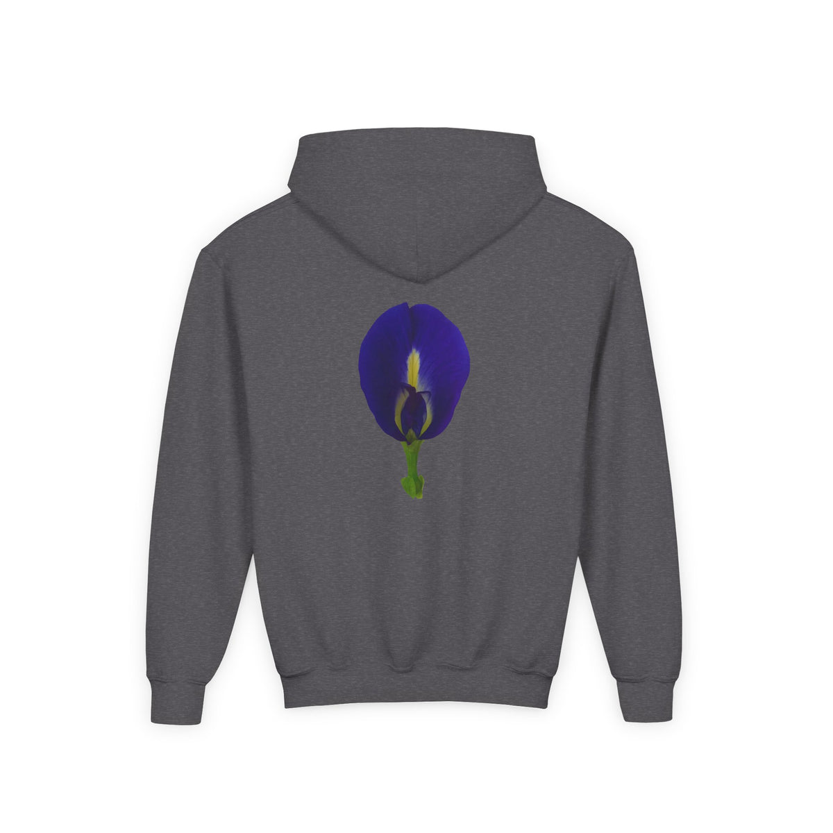Butterfly Pea Flower Youth Hoodie – Original Botanical Photography