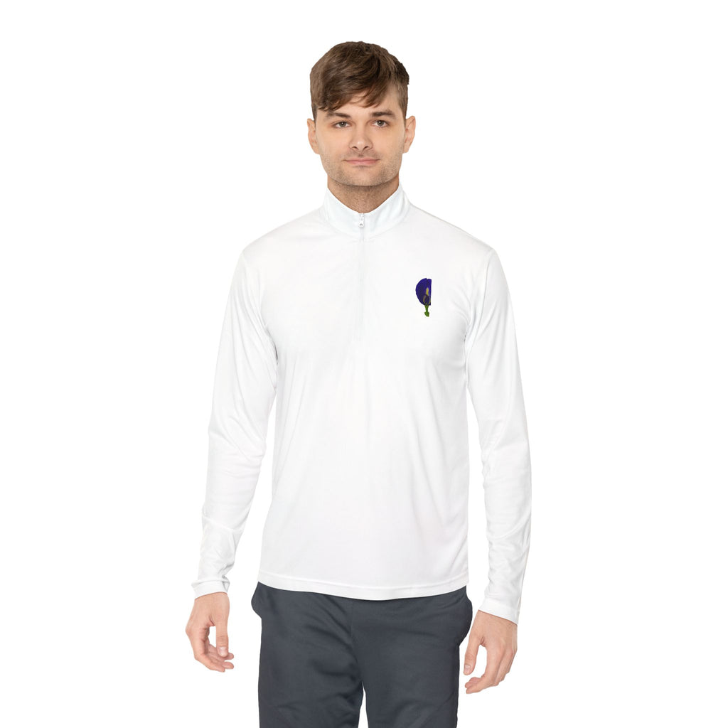 Original Butterfly Pea Flower Quarter-Zip Pullover