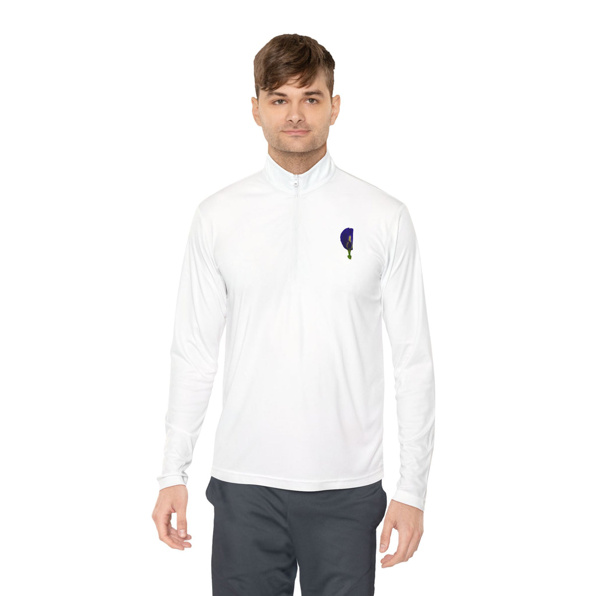 Original Butterfly Pea Flower Quarter-Zip Pullover