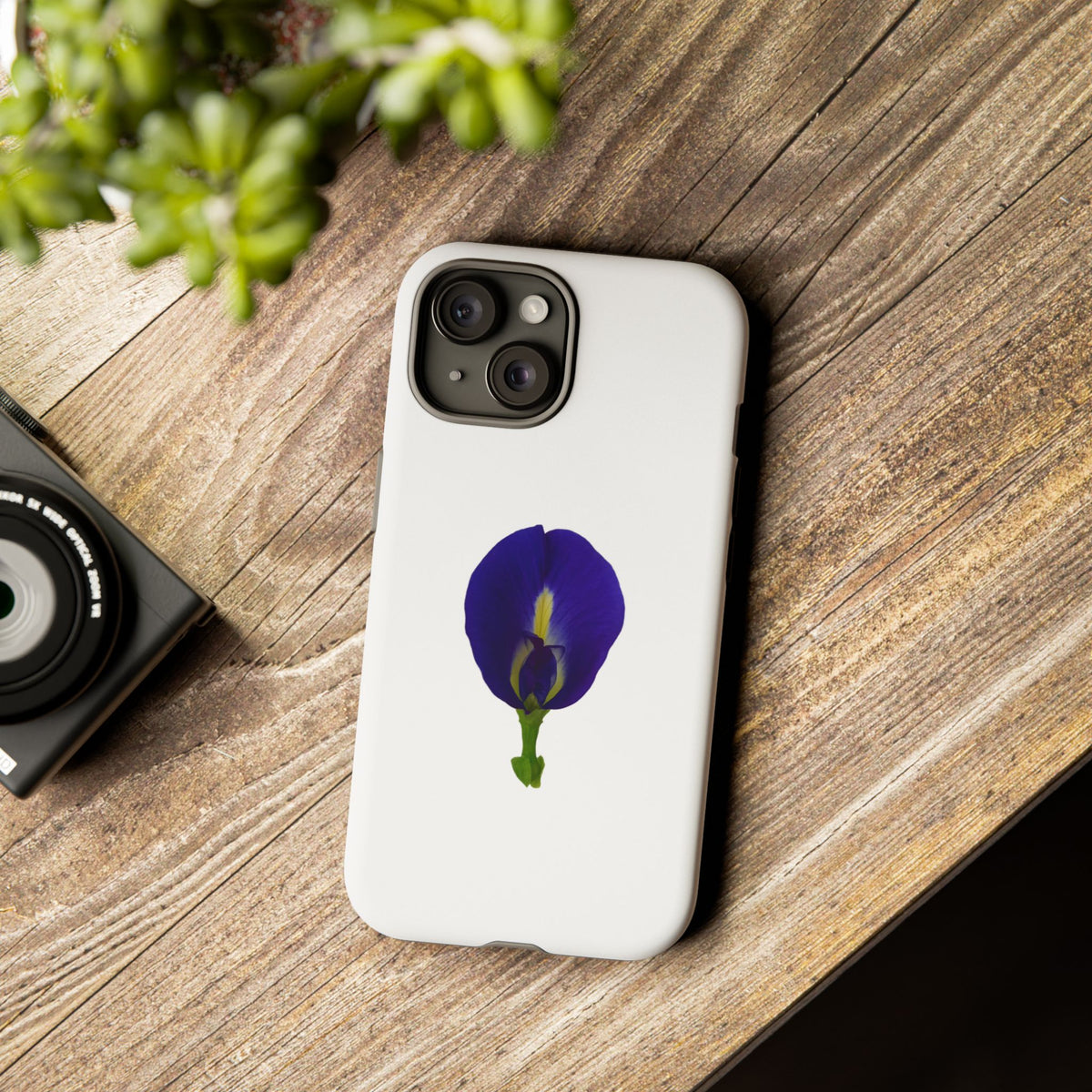 Original Butterfly Pea Flower Photography Phone Case