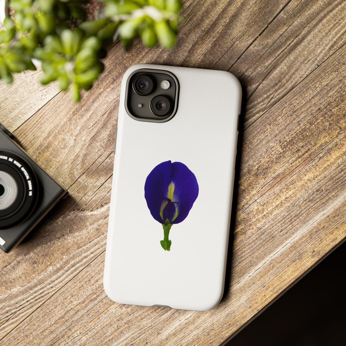 Original Butterfly Pea Flower Photography Phone Case