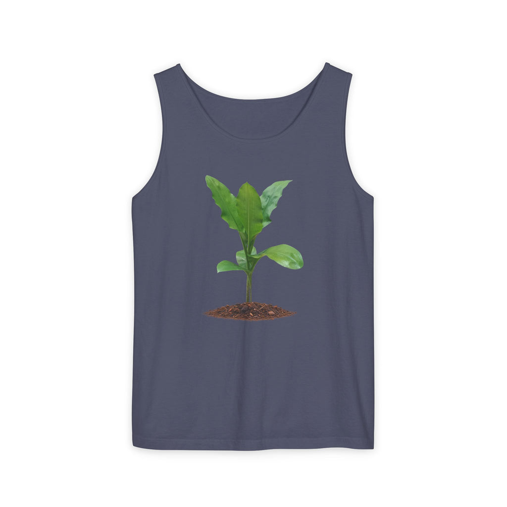 Blood Lily Plant Unisex Garment-Dyed Tank Top