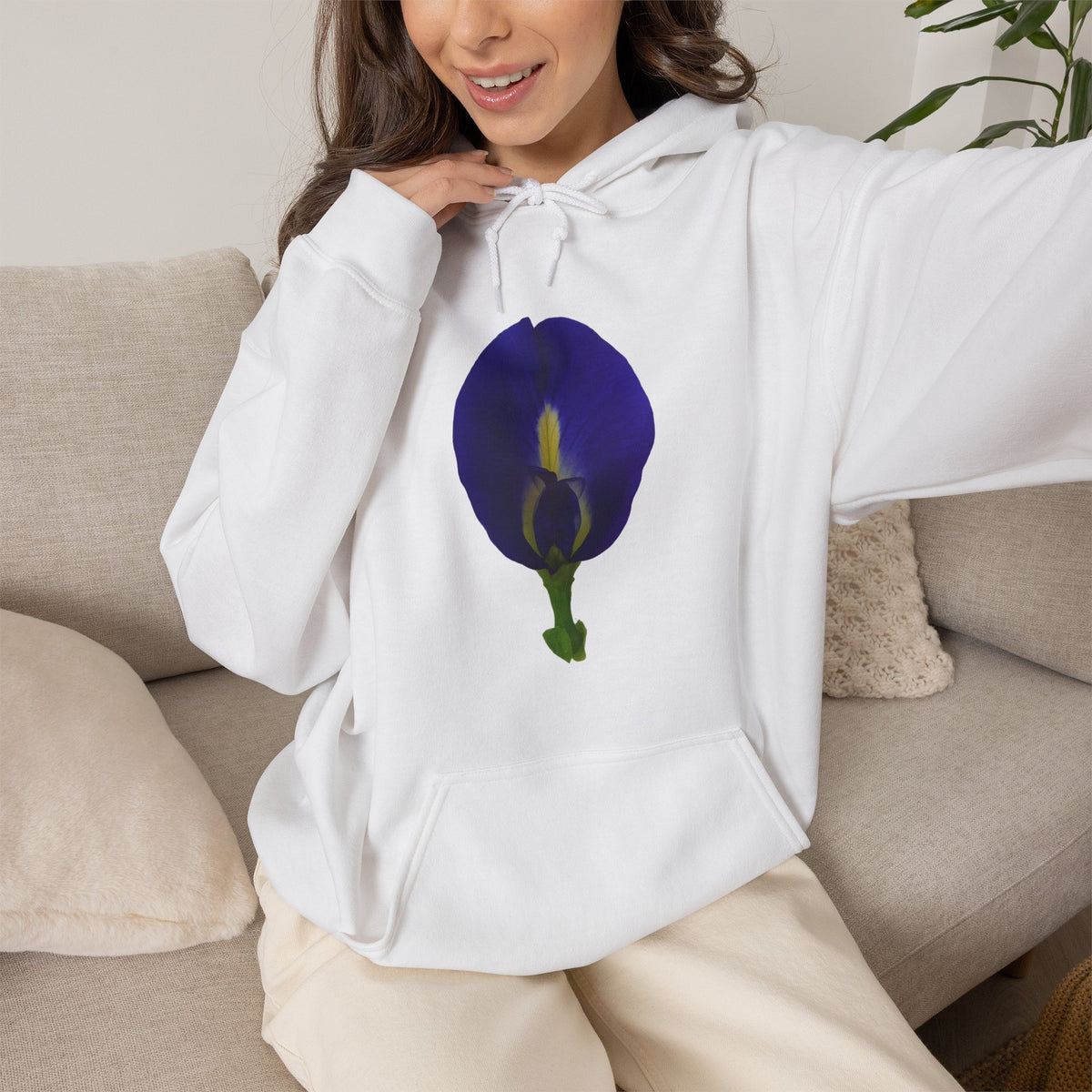 Butterfly Pea Flower Unisex Heavy Blend™ Hoodie
