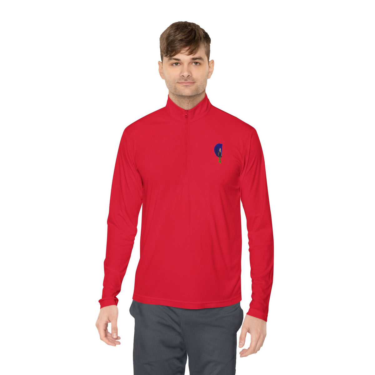Original Butterfly Pea Flower Quarter-Zip Pullover