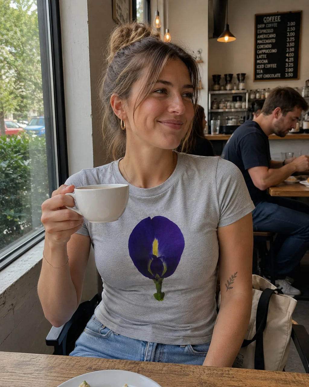 Original Butterfly Pea Flower Botanical T-Shirt