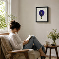Original Butterfly Pea Flower Framed Canvas Wall Art